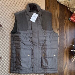 Barbour Dark Brown Quilted Vest